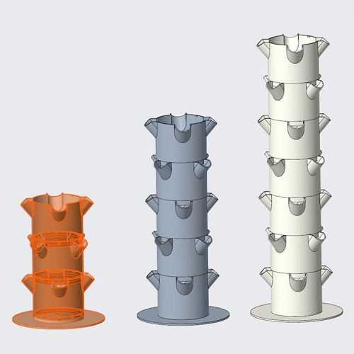 Plastic Injection Products Hydroponic Vertical Garden Tower