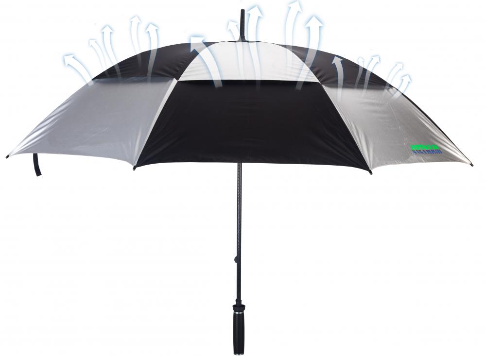 Parapluie de golf coupe-vent double couche de 30 &quot;