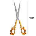 طلایی تزئینات Cosplay Scissors Prop