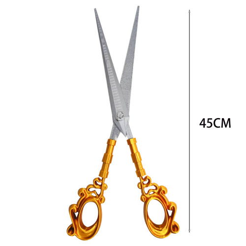 طلایی تزئینات Cosplay Scissors Prop