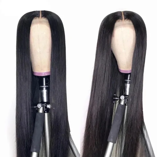 Cheap Indian hair HD lace Virgin hair Human hair wigs Full lace wig Natural color Lace front wigs  for black women