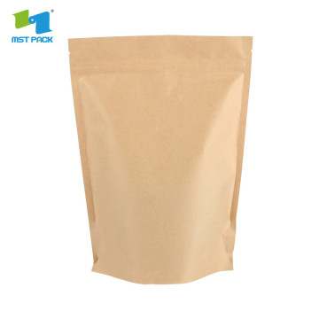 stand up plastic protein powder zipper pouches packaging