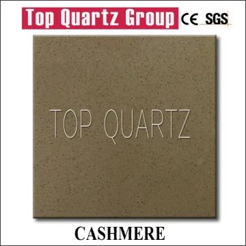 Cashmere quartz stone, solid color quartz stone countertop