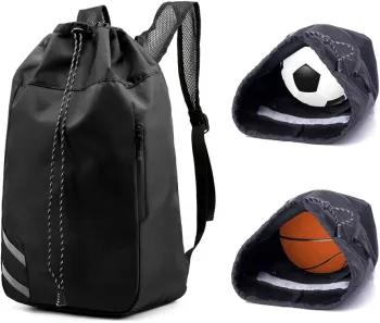 Adjustable Drawstring Sports Bag: Ideal for Youth Activities like Football, Swimming, and Hiking