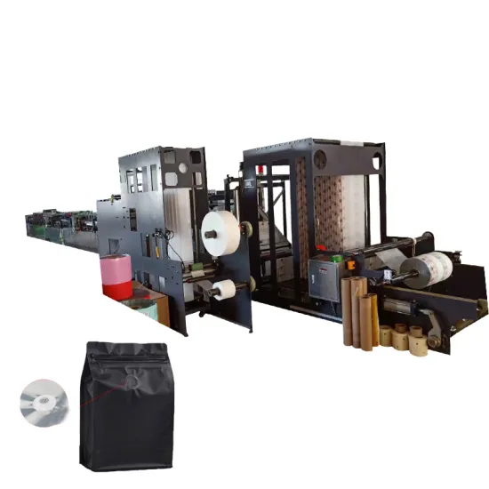 Eight Side Seal Zipper Flat Bottom Pouch Making Machine for Sale