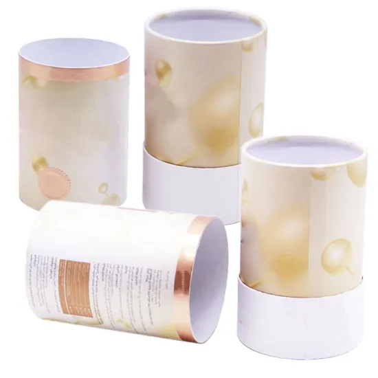 Customized Paper Tube Cosmetic Gift Box