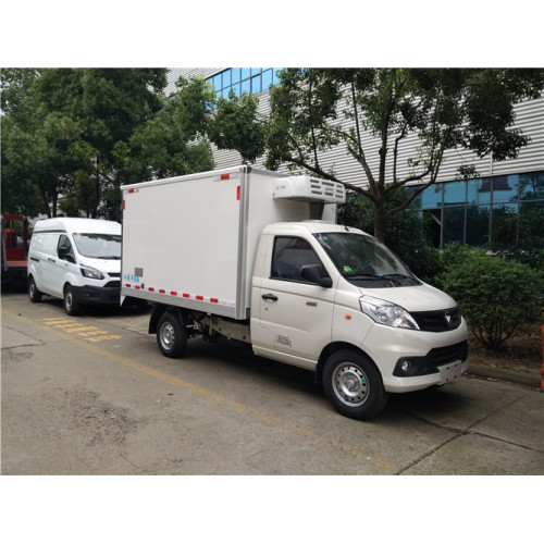 Camiones con caja de mini refrigerador Foton 1ton