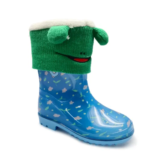 OEM Waterproof Warm Kids Rain Boots - Cheap PVC Snow Gumboots