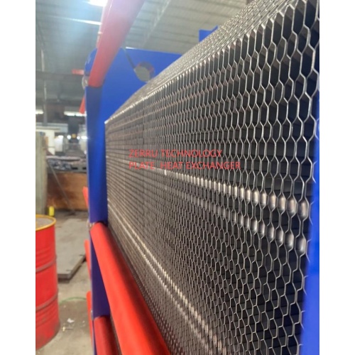 Stainless steel 316L herringbone corrugated plate heat exchanger