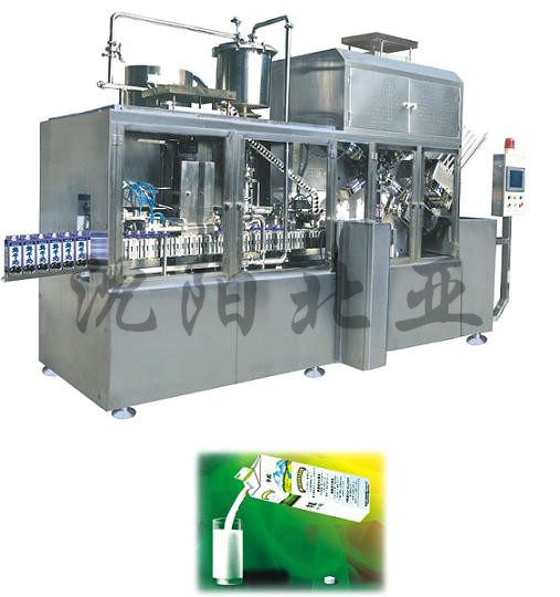 Automatic Flavoured Milk Gable Top Filling Equipment