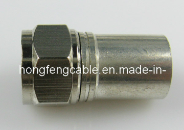 Coaxial Cable Rg59 RG6 Conical Connector