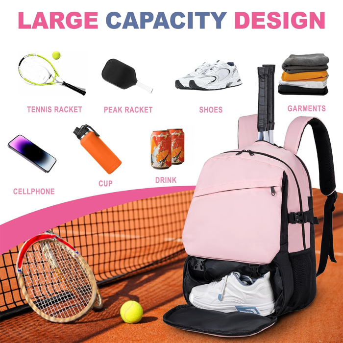 Mochila de tenis para deporte y viaje