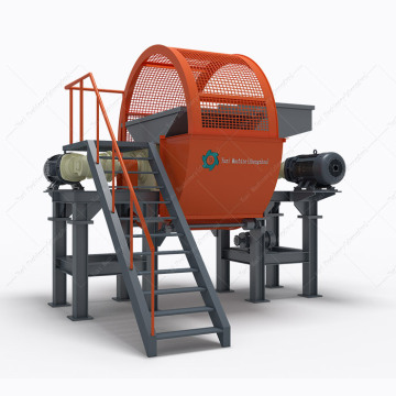 Truck Tire Shredder Machine for Industrial Waste Rubber Tyre Recycling