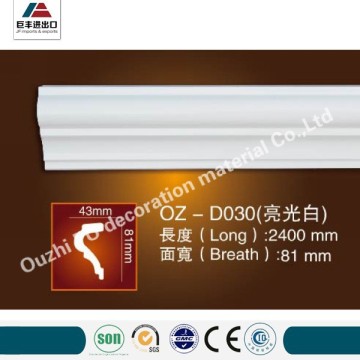 High quality colorful painted pu cornice moulding