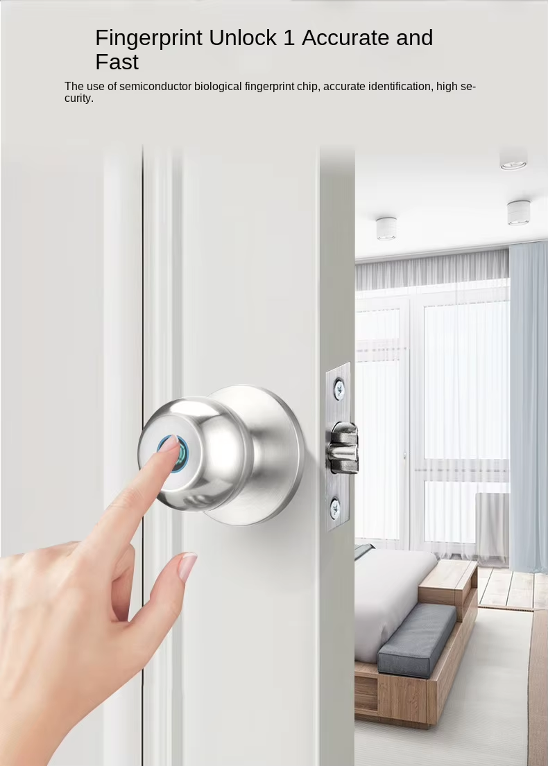 16 Fingerprint knob lock