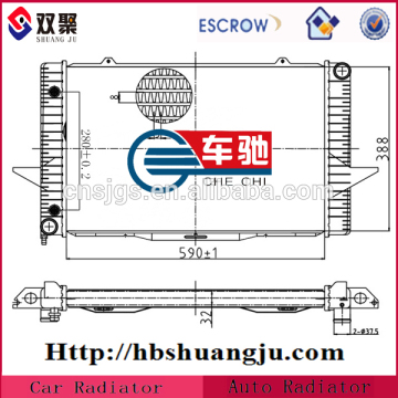 Car radiator of diesel engine