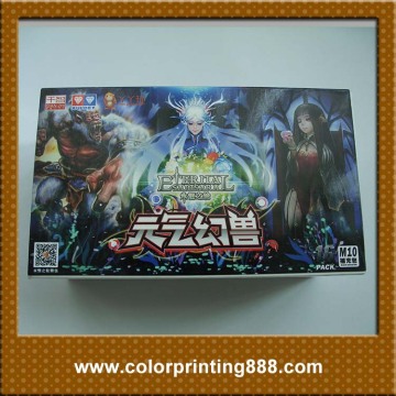 High quality shristmas game cards with plastic bag