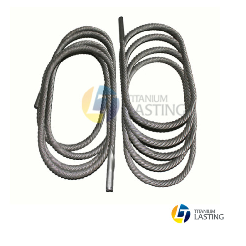 ASTM B338 Raccords de tuyauterie en spirale en spirale à bobine de titane