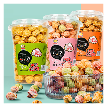 Rainbow Fruit Popcorn - Chinese Cereal Food for Family Parties