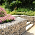Muro de retenção de Gabion para controle de inundações