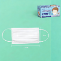Máscara não tecida descartável branca