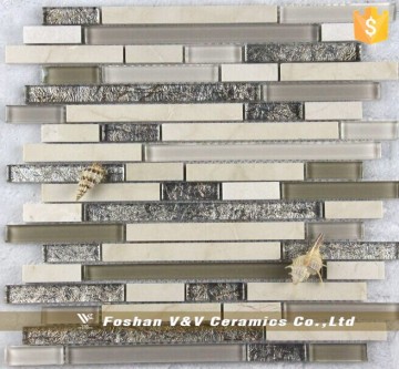 Glass Mosaic Tiles For Wall Decoration