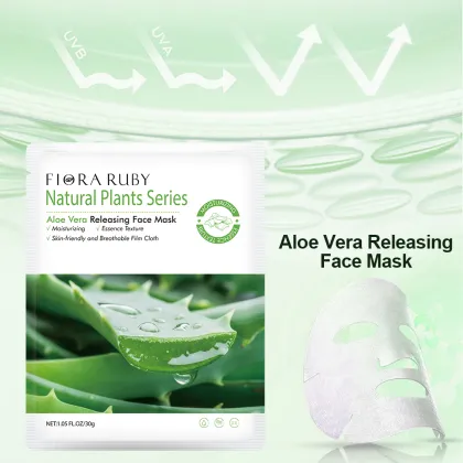 Korean Collagen Vegan Facial Mask - Natural Organic Moisturizing Whitening Lavender Skincare