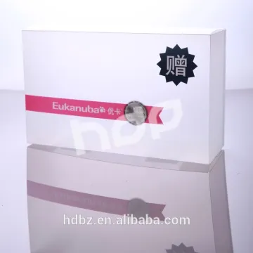 high quality frosted twill pp plastic box packaging with full color printing