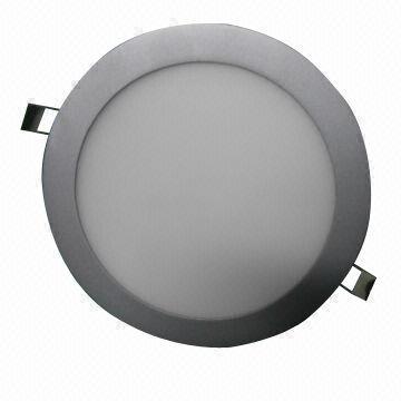 Warm White LED Round Panel Light, 12W, 85-265V AC, High-lumen Indoor Lamp, CE/UL/TUV Mark, 3014 SMD