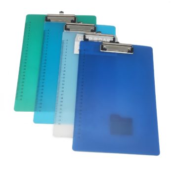 Manufacturer Direct Selling: Waterproof Clipboard with Ruler - A4 Clear Transparent Fashionable Design