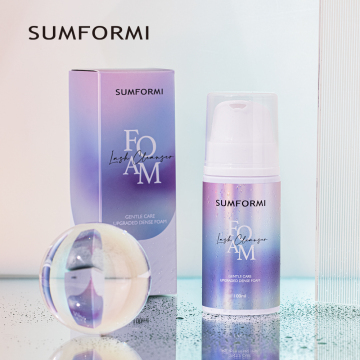 Sumformi 100Ml Gentle Formula Eyelash Extension Foam Cleanser - Pink Lash Shampoo