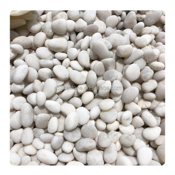 Pietre per il fiume bianco naturale all'ingrosso per decorazioni da giardino e paesaggio