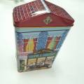 Tin House Jar Regal Jar Box Packaging personalizado
