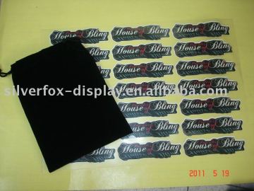 Velvet DrawString Bag with logo printing, Available in Different Colors & Sizes, Suitable for Gift