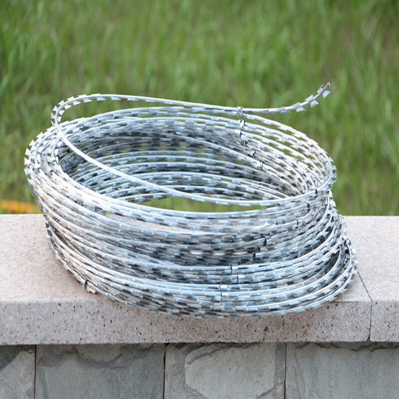 PVC Barbed Wire Barbed Blade Wire Security Razor Wire Fencing