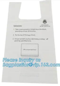 biodegradable vest carrier garbage bag, T-shirt plastic shopping Bag for grocery, Vest Carrier resuable shopping bag