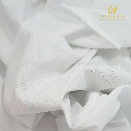 White Color 100% Polyester 5x1 Stretched Mesh Fabric for Shoe
