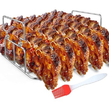 304 Stainless Steel Rib Rack For Grill