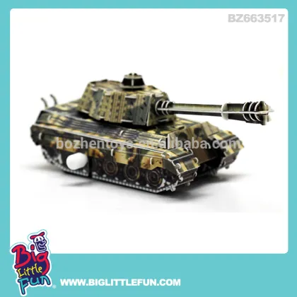 3d puzzle wind up military tank toys