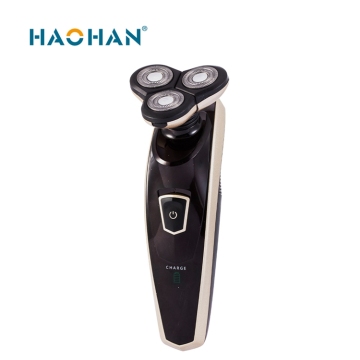 Haohan Electric Shaver: Reciprocating Double Blades, Stainless Steel