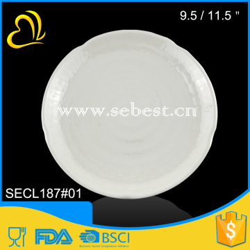 best selling white melamine weigh plates for dinner restaurant