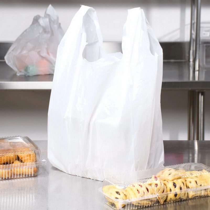 Custom Reusable Plastic Packaging Supermarket Shopping Bag