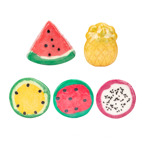 Fruits Bath Bombs Vegan Organic Bubble