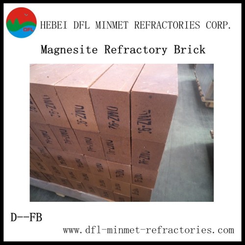 Magnesite refractories brick for cement and glass plant