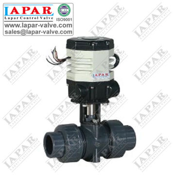 LPDJ12 Electric Plastic Ball Valve