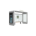 Solar-Powered Bus Shelter with LED Advertising Billboard