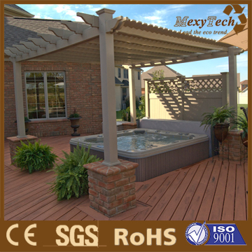 New design outdoor wpc popular pergola