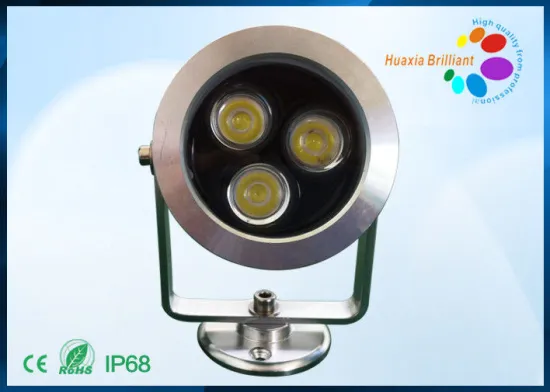 Aluminum Rgb Outdoor Underwater Led Lights 3w With Remote Control