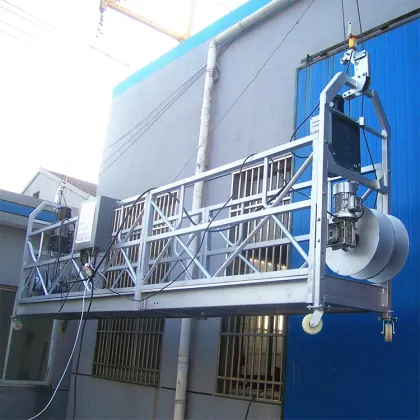 SHENXI Galvanised ZLP800 Rope Suspended Platform Construction Gondola