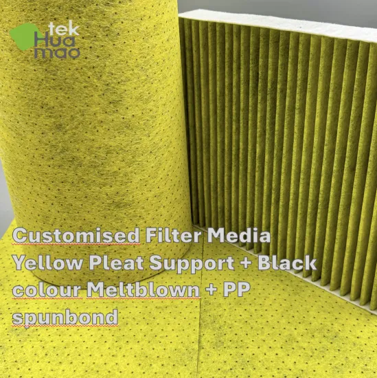 Customised colour cabin filter material for PM2.5
